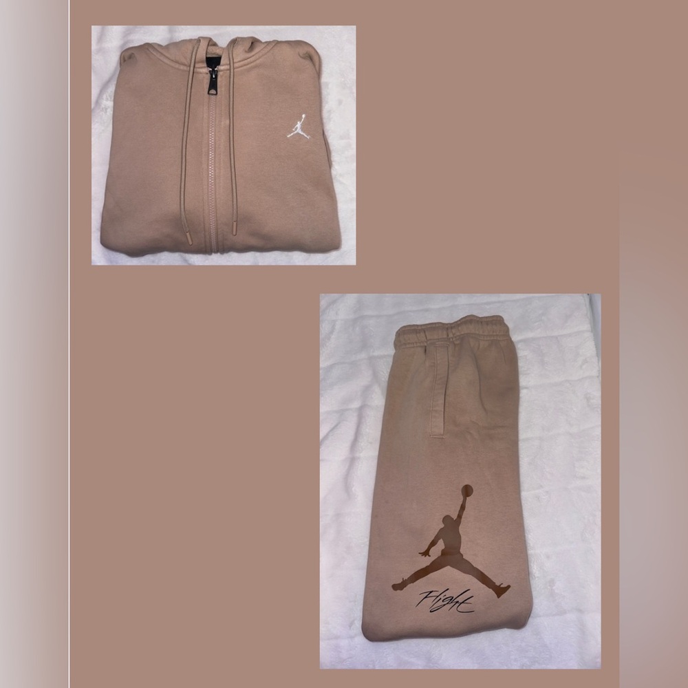 Air jordan beige tracksuit